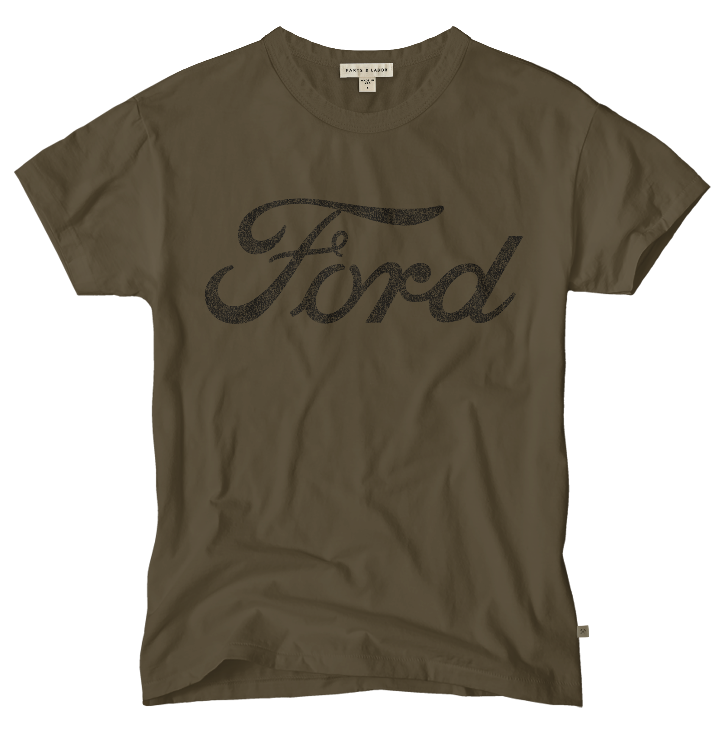 Ford Logo Graphic T-Shirt - Brown