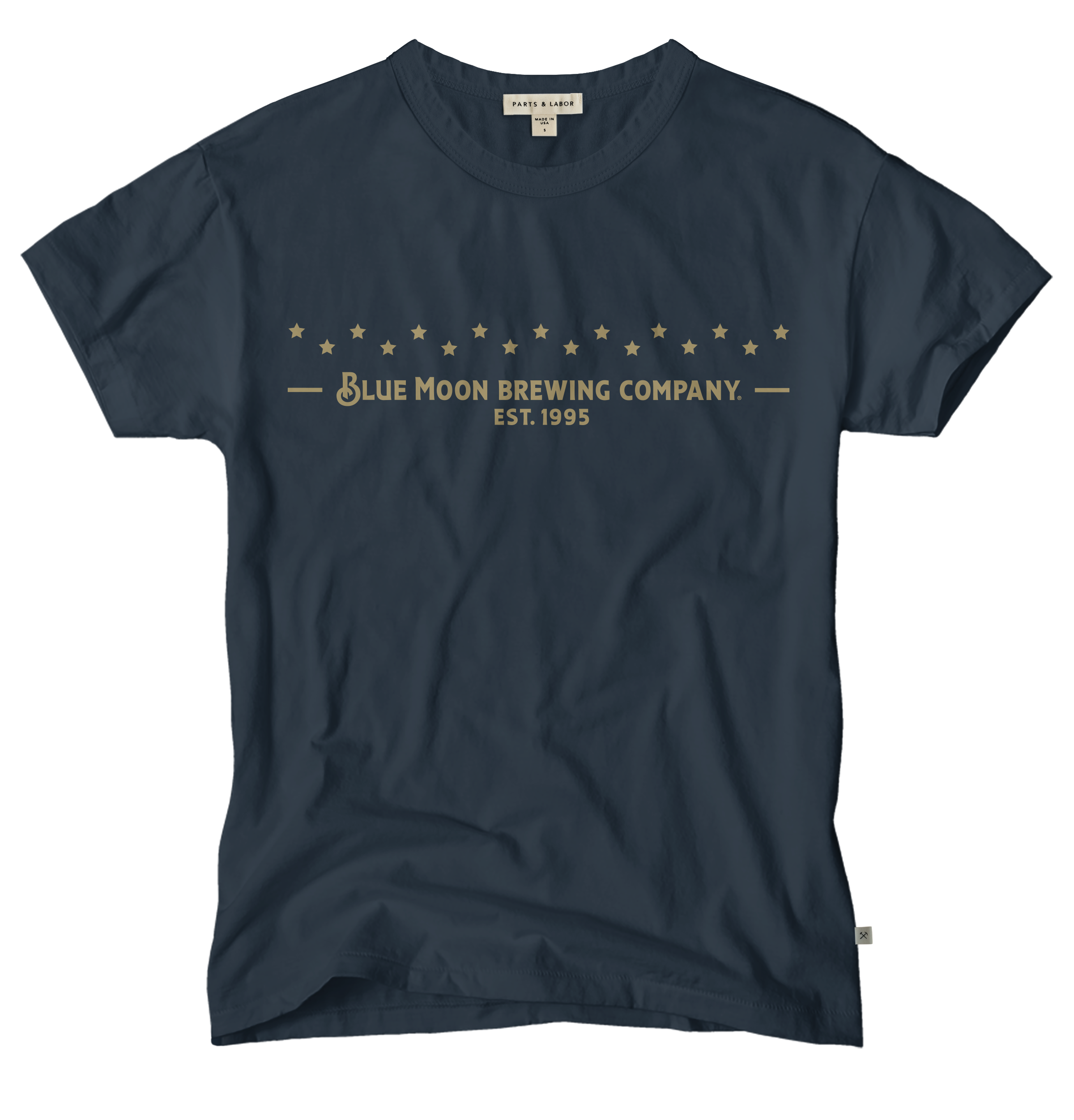 Blue Moon Brewing Company Graphic T-Shirt - Navy Blue